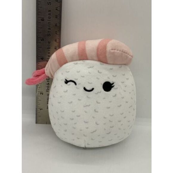 Squishmallow KEINA The Shrimp Sushi  5" Plush. Soft, NEw Easter Basket  Squishy - Picture 1 of 7